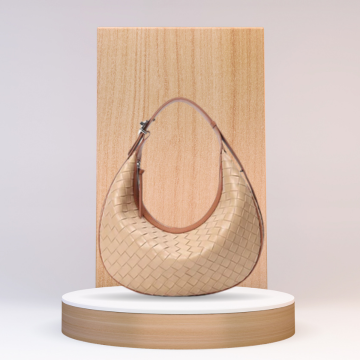 Design Niche Genuine Leather Bag Women's Woven