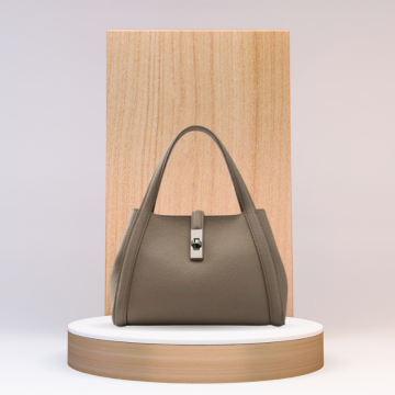 Fashionable Korean-style Large-capacity Leather Handbag